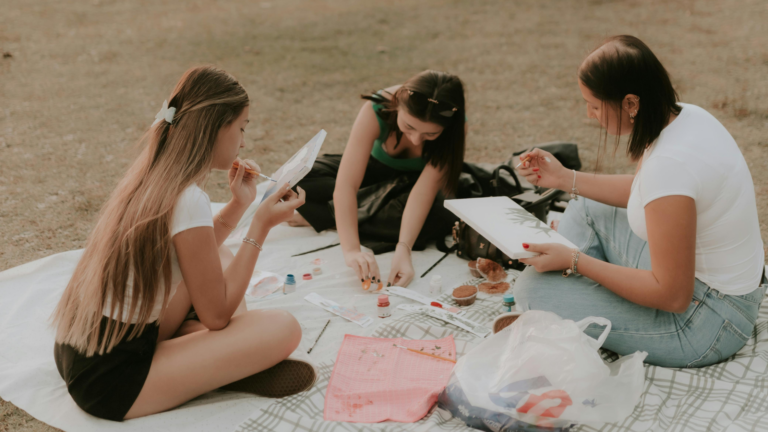 Group of friends hanging out and enjoying cannabis in New Jersey.